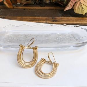 Anthropologie Layered Swing Hoops